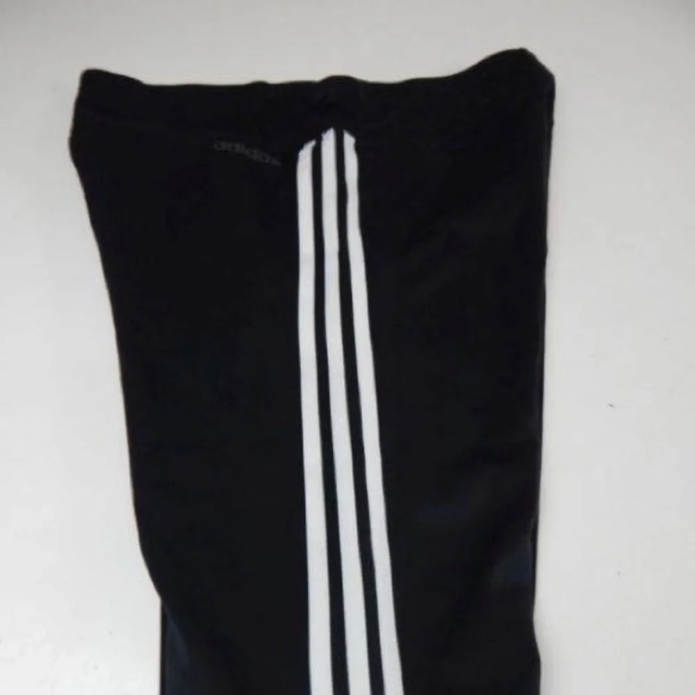 Adidas Women's D2m 3 Stripes High-Rise Long Tights, Size XL - Picture 8 of 13
